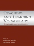 Cover: Teaching and Learning Vocabulary - Routledge