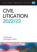 Abbildung von: Civil Litigation 2022/2023 - The University of Law Publishing Limited