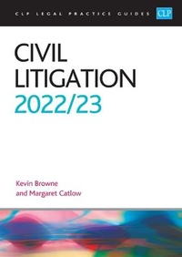 Abbildung von: Civil Litigation 2022/2023 - The University of Law Publishing Limited
