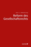 Abbildung von: Reform des Gesellschaftsrechts - Manz