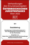 Cover: Sozialbetrug im Unternehmensbereich - eine interdisziplin&auml;re Herausforderung f&uuml;r den Rechtsstaat - Manz