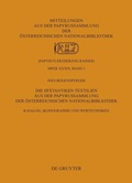 Cover: Die Sp&auml;tantiken Textilien aus der Papyrussammlung der &Ouml;sterreichischen Nationalbibliothek - De Gruyter
