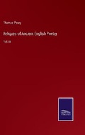 Cover: Reliques of Ancient English Poetry - Salzwasser-Verlag
