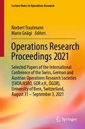 Cover: Operations Research Proceedings 2021 - Springer