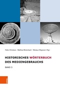 Cover: Historisches W&ouml;rterbuch des Mediengebrauchs - B&ouml;hlau