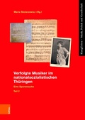 Cover: Verfolgte Musiker im nationalsozialistischen Th&uuml;ringen - B&ouml;hlau