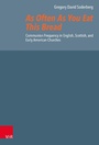 Cover: As Often As You Eat This Bread - Vandenhoeck & Ruprecht