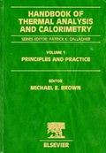Cover: Handbook of Thermal Analysis and Calorimetry: Volume 1 - Elsevier