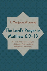 Abbildung von: The Lord's Prayer in Matthew 6:9-13 - Wipf and Stock Publishers