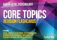 Abbildung von: AQA A-Level Psychology Core Topics Revision Flashcards - Tutor2u Limited