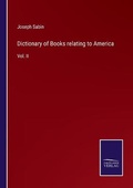 Cover: Dictionary of Books relating to America - Salzwasser-Verlag