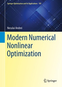 Enlarge image Cover: Modern Numerical Nonlinear Optimization - Springer