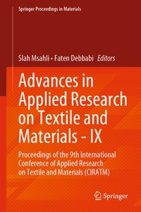 Abbildung von: Advances in Applied Research on Textile and Materials - IX - Springer