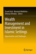 Cover: Wealth Management and Investment in Islamic Settings - Springer