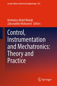 Enlarge image Cover: Control, Instrumentation and Mechatronics: Theory and Practice - Springer