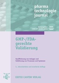 Cover: GMP-/FDA-gerechte Validierung | PDF - ECV Editio Cantor Verlag GmbH