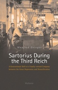 Cover: Sartorius During the Third Reich - Wallstein