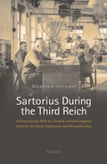 Cover: Sartorius During the Third Reich - Wallstein