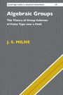 Cover: Algebraic Groups - Cambridge University Press