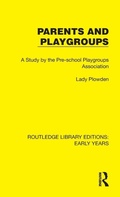 Cover: Parents and Playgroups - Routledge