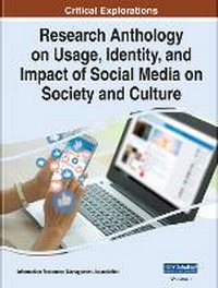 Abbildung von: Research Anthology on Usage, Identity, and Impact of Social Media on Society and Culture - IGI Global