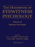 Cover: The Handbook of Eyewitness Psychology: Volume II - Psychology Press Ltd