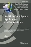 Cover: Artificial Intelligence Applications and Innovations - Springer