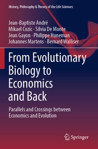 Enlarge image Cover: From Evolutionary Biology to Economics and Back - Springer