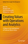 Cover: Creating Values with Operations and Analytics - Springer