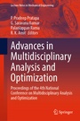 Cover: Advances in Multidisciplinary Analysis and Optimization - Springer