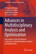 Cover: Advances in Multidisciplinary Analysis and Optimization - Springer