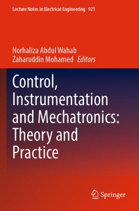 Enlarge image Cover: Control, Instrumentation and Mechatronics: Theory and Practice - Springer