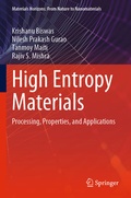 Cover: High Entropy Materials - Springer
