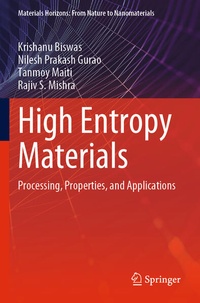 Enlarge image Cover: High Entropy Materials - Springer