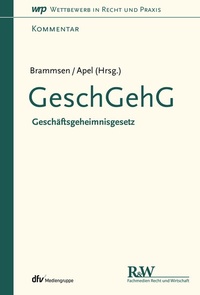 Abbildung von: GeschGehG - Fachmedien Recht und Wirtschaft