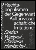 Cover: Rechtspopulismen der Gegenwart - Spector Books