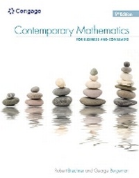 Enlarge image Cover: Bundle: Contemporary Mathematics for Business & Consumers + Webassign Printed Access Card for Contemporary Mathematics for Business & Consumers, Multi-Term - Cengage Learning
