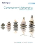 Cover: Bundle: Contemporary Mathematics for Business & Consumers, Loose-Leaf Version + Webassign Printed Access Card for Brechner/Bergeman's Contemporary Mathematics for Business & Consumers, Multi-Term - Cengage Learning