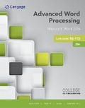 Cover: Bundle: Advanced Word Processing Lessons 56-110, Microsoft Word 2016, Spiral Bound Version, 20th + Lms Printed Access Card Integrated Keyboarding in Sam 365 & 2016 with Mindtap Reader, 55 Lessons, 2 Terms (12 Months) - Cengage Learning