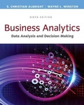 Cover: Bundle: Business Analytics: Data Analysis & Decision Making, 6th + Mindtap Business Statistics, 1 Term (6 Months) Printed Access Card - Cengage Learning