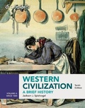 Cover: Bundle: Western Civilization: A Brief History, Volume II Since 1500 + Mindtap History, 2 Terms (12 Months) Printed Access Card - Cengage Learning