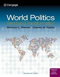 Cover: Bundle: World Politics: Trend and Transformation, 17th + Mindtap, 1 Term Printed Access Card - Cengage Learning