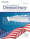 Cover: Bundle: The Challenge of Democracy: American Government in Global Politics, 15th + Mindtap, 1 Term Printed Access Card - Cengage Learning