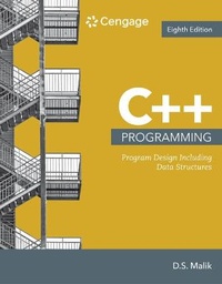 Enlarge image Cover: Bundle: C++ Programming: Program Design Including Data Structures, 8th + Mindtapv2.0, 2 Terms Printed Access Card - Cengage Learning