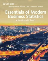 Enlarge image Cover: Bundle: Essentials of Modern Business Statistics with Microsoft Excel, 8th + Mindtap, 1 Term Printed Access Card - Cengage Learning