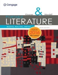 Enlarge image Cover: Bundle: Portable Literature: Reading, Reacting, Writing, 2016 MLA Update, 9th + Mindtap Literature 2.0, 1 Term (6 Months) Printed Access Card, 2nd - Cengage Learning