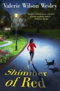 Cover: A Shimmer of Red - Kensington Cozies