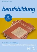 Cover: berufsbildung Heft 193, Januar 2022 - berufsbildung - Eusl Verlag