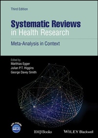 Enlarge image Cover: Systematic Reviews in Health Research - Wiley-ISTE