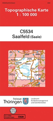 Abbildung von: Saalfeld (Saale) - Thüringer Landesamt für Bodenmanagement und Geoinformation
